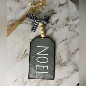 Noel Christmas ornament - metal